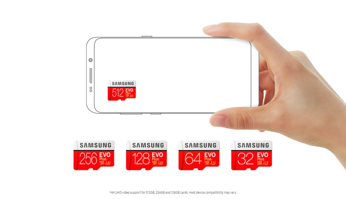 Карта памяти microsdxc uhs i u1 samsung evo plus 64 гб