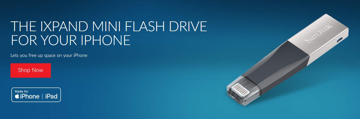  SanDisk iXpand Mini Flash Drive 256gb 5