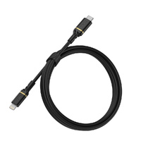 OtterBox Fast Charge & Data Transfer Cable Lightning to USB-C Shimmer 78-52551 Black - 1m