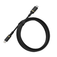 OtterBox Fast Charge & Data Transfer Cable Lightning to USB-C Shimmer 78-52647 Black - 2m