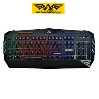 Gaming Keyboard Armaggeddon AK666SFX Wired Keyboard USB Multicolour Spill Proof