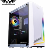 Gaming PC Case Armaggeddon Nimitz N5 Aurora RGB micro-ATX White