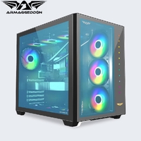 Gaming PC Case Armaggeddon Tessaraxx Core 12 Air Full ATX RGB Front Panel Black