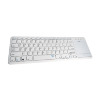 Wireless Keyboard with Touchpad for Smart TV/Tablet Alcatroz Airpad 1 White