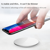 Wireless Phone Fast Charger Baseus Simple White For Universal Phones