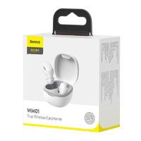 Bluetooth Headphones Wireless Baseus Encok True Noise Reduction Earphones White 
