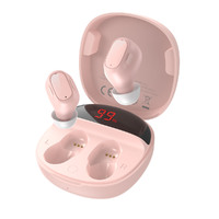 Bluetooth Headphones Wireless Baseus Encok True Full Digital Display Plus Pink