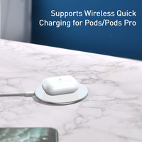 Wireless Phone Charger Baseus Simple 15W Charger White For iPhone13 12 Samsung