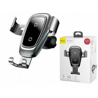 Baseus Gravity Car Phone Holder Air Vent Mount for iPhone 13 12 Samsung Sliver