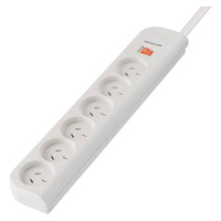 Belkin 6-Outlet Economy Surge Protector 2 M Heavy Duty Power Cable White