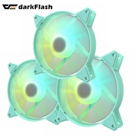 PC CASE FAN DARKFLASH  C6 3 in 1 Aurrora Spectrum RGB 120mm Tuning Fan MINT