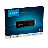 SSD M.2 1TB Crucial P3 NVMe M.2 PCIe 3D NAND SSD 1TB CT1000P3SSD8 UP to 3500MB/s