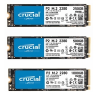 SSD M.2 250GB 500GB 1000GB Crucial P2  NVMe M.2 PCIe 3D NAND SSD 