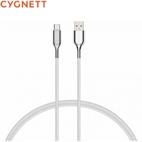 Cygnett Essentials USB-C to USB-A supports 3A/60W Fast Charging Cable 1M  White