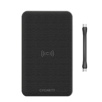 Cygnett ChargeUp Edge+ 27K mAh USB-C Laptop and Wireless Power Bank Black CY3113PBCHE