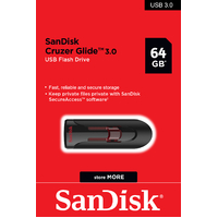 USB SanDisk Cruzer Glide 3.0 64GB Flash Drive Memory Stick CZ600-064G