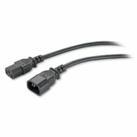 APC by Schneider Electric AP9870 Power Extension Cord - 2.50 m - IEC 60320 C14 - 250 V AC - Black