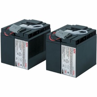 APC by Schneider Electric RBC55 Battery Unit - 17000 mAh - 12 V DC - Lead Acid - Valve-regulated - Hot Swappable - 3 Year Minimum Battery Life - 5 -