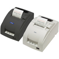 Epson TM-U220B Dot Matrix Printer - Monochrome - Receipt Print - USB - Dark Grey - 6 lps Mono - 58 mm, 70 mm, 77 mm Width - For PC