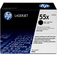 HP 55X Original Laser Toner Cartridge - Black - 1 Pack - 12500 Pages