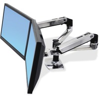 Ergotron 45-245-026 Mounting Arm for Flat Panel Display - Silver - 68.6 cm (27") Screen Support - 18.14 kg Load Capacity - 75 x 75, 100 x 100 - VESA