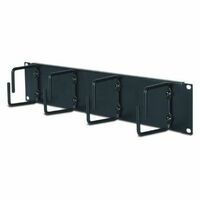 APC by Schneider Electric Cable Organizer - Black - Cable Manager - 2U Height