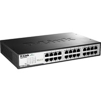 D-Link DGS-1024D 24 Ports Ethernet Switch - Gigabit Ethernet - 10/100/1000Base-T - 2 Layer Supported - 27.50 W Power Consumption - Twisted Pair - 2