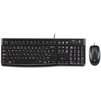 Logitech MK120 Keyboard & Mouse - Retail - USB Cable Keyboard - USB Cable Mouse - Optical - 1000 dpi