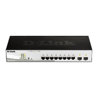 D-Link WebSmart DGS-1210 DGS-1210-10 8 Ports Manageable Ethernet Switch - Gigabit Ethernet - 10/100/1000Base-T, 1000Base-X - 3 Layer Supported - 2 -