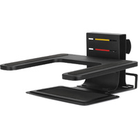 Kensington Height Adjustable Notebook Stand - 31.1 cm Height x 31.8 cm Width x 15.2 cm Depth - Metal - Black