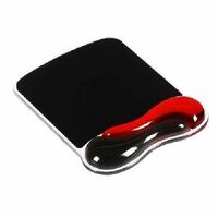 Kensington 62402 Mouse Pad - Black, Red - Gel - 1 Pack