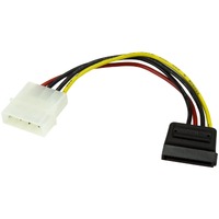 StarTech.com Adapter Cord - 15.24 cm - For Hard Drive - LP4 / SATA - 1 Pcs