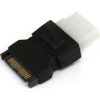 StarTech.com SATA to LP4 Power Cable Adapter - 1 x 15-pin SATA Male - 1 x 4-pin LP4 Power Female - Black