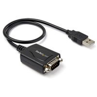 StarTech.com USB to Serial Adapter - 1 Port - COM Port Retention - Texas Instruments TIUSB3410 - USB to RS232 Adapter Cable - 1