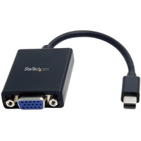 StarTech.com Mini DisplayPort to VGA Adapter, Active Mini DP to VGA Converter, 1080p Video, VESA Certified, mDP 1.2 to VGA Monitor/Display - Active -