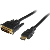 StarTech.com 10 ft HDMIÂ&reg; to DVI-D Cable - M/M - First End: 1 x 19-pin HDMI Digital Audio/Video - Male, Digital Audio/Video - Male - Second End: