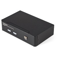 StarTech.com KVM Switchbox - TAA Compliant - 2-port USB HDMI KVM Switch lets you control two USB-enabled multimedia computers or devices with HDMI a