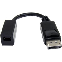 StarTech.com DP2MDPMF6IN 15.24 cm DisplayPort/Mini DisplayPort Video Cable Adapter for Monitor, Notebook, Audio/Video Device, Computer - First End: 1