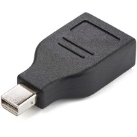 StarTech.com Compact Mini DisplayPort to DisplayPort Adapter, 4K x 2K Video, UHD Mini DP to DP Converter, mDP to DP 1.2 Adapter, M/F - 1 x Mini Male