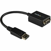 StarTech.com DisplayPort to VGA Adapter, Active DP to VGA Converter, 1080p Video DP to VGA Monitor Adapter Dongle, DisplayPort Certified - Active to