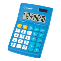 Canon LS-88VII Simple Calculator - Extra Large Display - 8 Digits - 139 mm x 91 mm x 28 mm - Blue