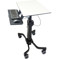 Ergotron TeachWell 24-220-055 Computer Trolley - 17.50 kg Capacity - 4 Casters - Steel, Plastic, Phenolic - 787.4 mm Width x 612.1 mm Depth x 1315.7