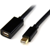 StarTech.com 6ft (2m) Mini DisplayPort Extension Cable, 4K x 2K Video, Mini DP Male to Female Extension Cord, mDP 1.2 Extender Cable - First End: 1 x