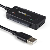 StarTech.com USB 2.0 to SATA/IDE Combo Adapter for 2.5/3.5" SSD/HDD - 1 x 4-pin USB 2.0 Type A - Male - 1 x 40-pin IDE - Female, 1 x 44-pin IDE - 1 x