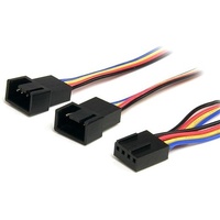 StarTech.com 12in 4 Pin PWM Fan Extension Power Y Cable - F/M - For CPU Fan - Molex / Molex - 1 Pcs