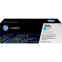 HP 305A Original Standard Yield Laser Toner Cartridge - Cyan - 1 / Pack - 2600 Pages