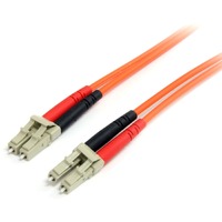 StarTech.com 3m Fiber Optic Cable - Multimode Duplex 62.5/125 - LSZH - LC/LC - OM1 - LC to LC Fiber Patch Cable - First End: 2 x LC Network - Male -