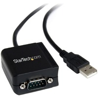 StarTech.com USB to Serial Adapter - Optical Isolation - USB Powered - FTDI USB to Serial Adapter - USB to RS232 Adapter Cable - 1 x 9-pin DB-9 - - 1