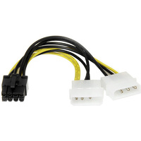 StarTech.com Adapter Cord - 15.24 cm - For PCI Express Card - LP4 / PCI-E - 1 Pcs