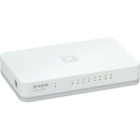 D-Link DGS-1008A 8 Ports Ethernet Switch - 10/100/1000Base-T - 2 Layer Supported - Desktop